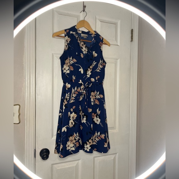 LOFT Floral Dress Sz 0 (Above Knee) - Picture 1 of 4